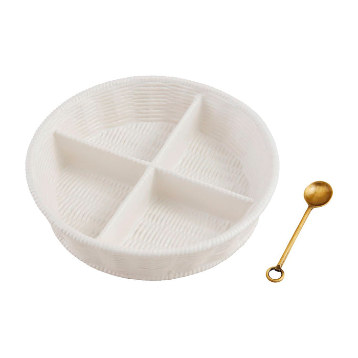 Magnolia Four-Section Tidbit Dish