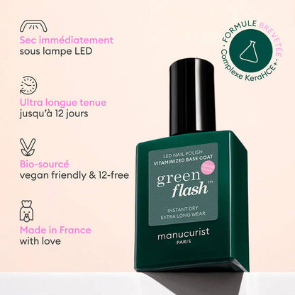 Manucurist | Green Flash Vitamin-Enriched Semi-Permanent Base Coat - Manucurist - Living with Ivey