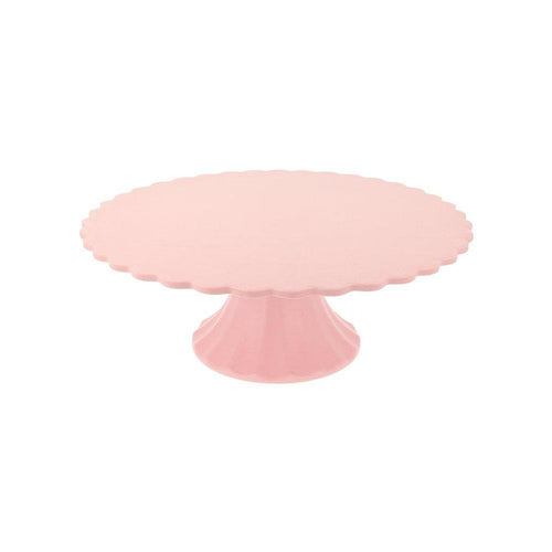 Medium Bamboo Fiber Cake Stand- Pink