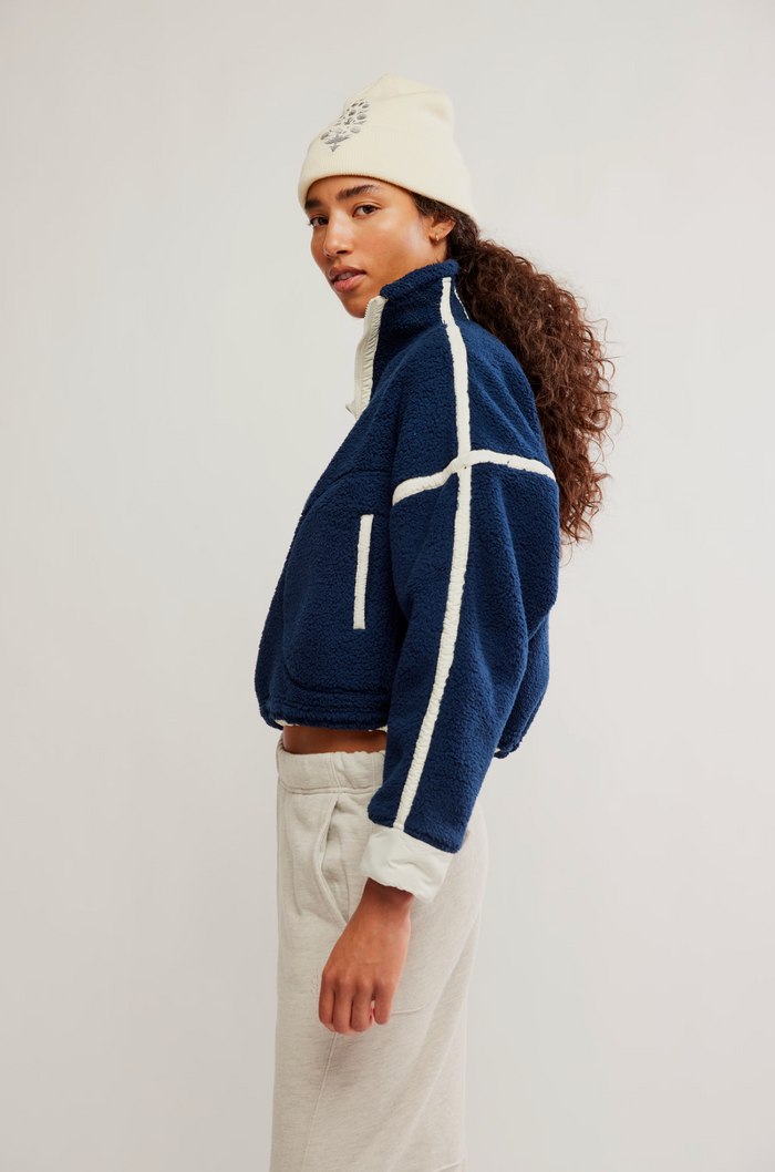 Mountain High 1/2 Zip in Navy Combo