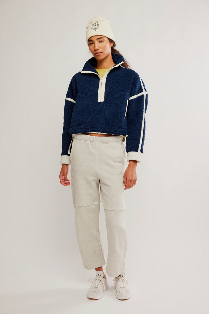 Mountain High 1/2 Zip in Navy Combo