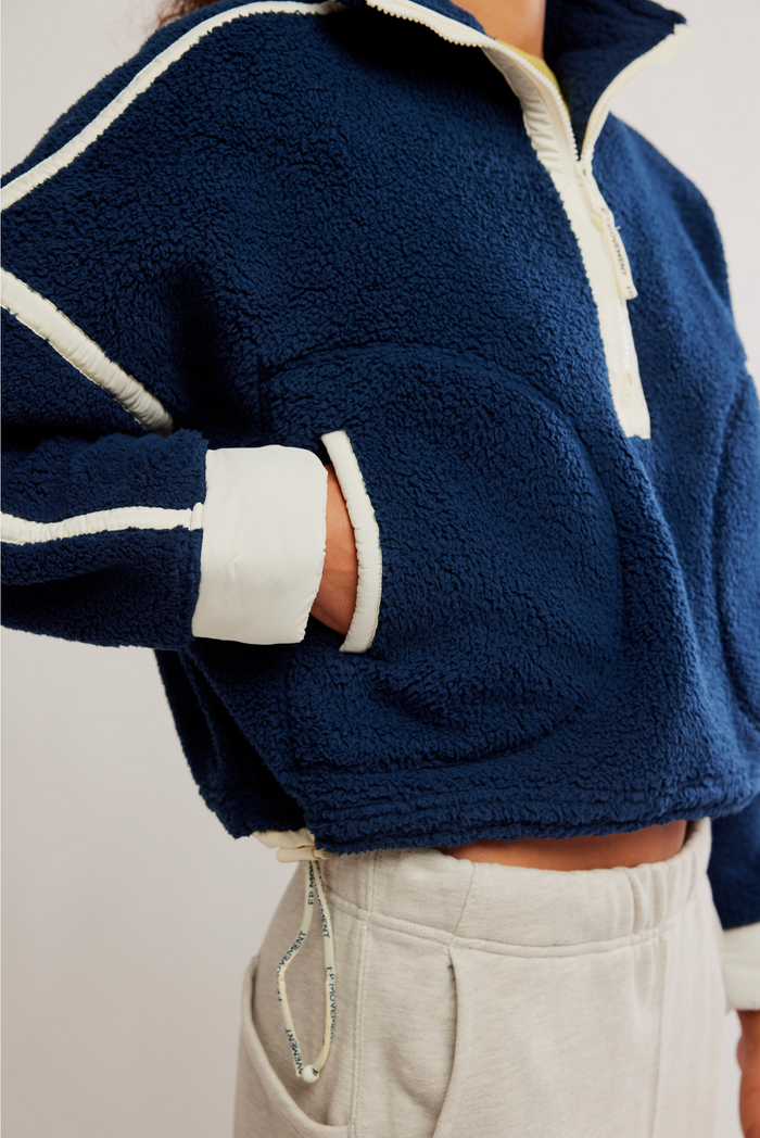Mountain High 1/2 Zip in Navy Combo