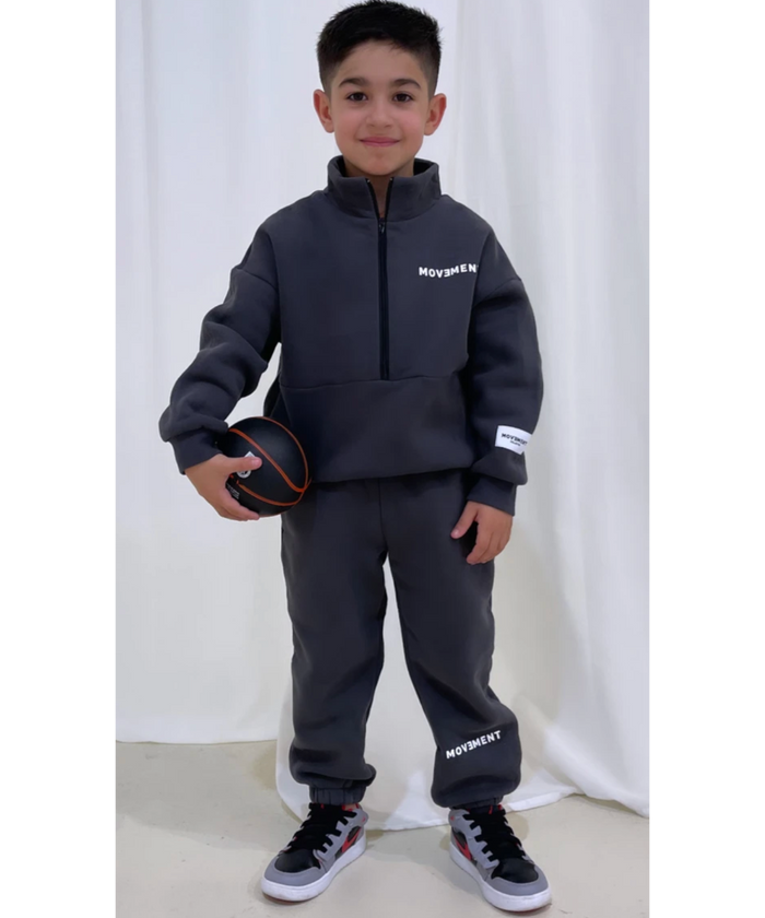Movement Collection Tracksuit Set (Charcoal)