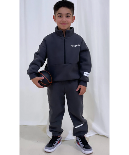 Movement Collection Tracksuit Set (Charcoal)