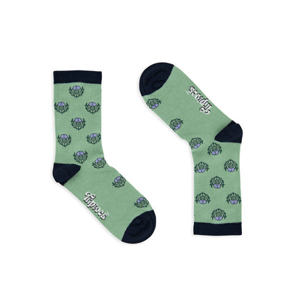 Multi Thistle Bamboo Ankle Socks