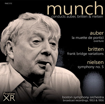 MUNCH conducts Auber, Britten & Nielsen (1953/56) - PASC572 - CD