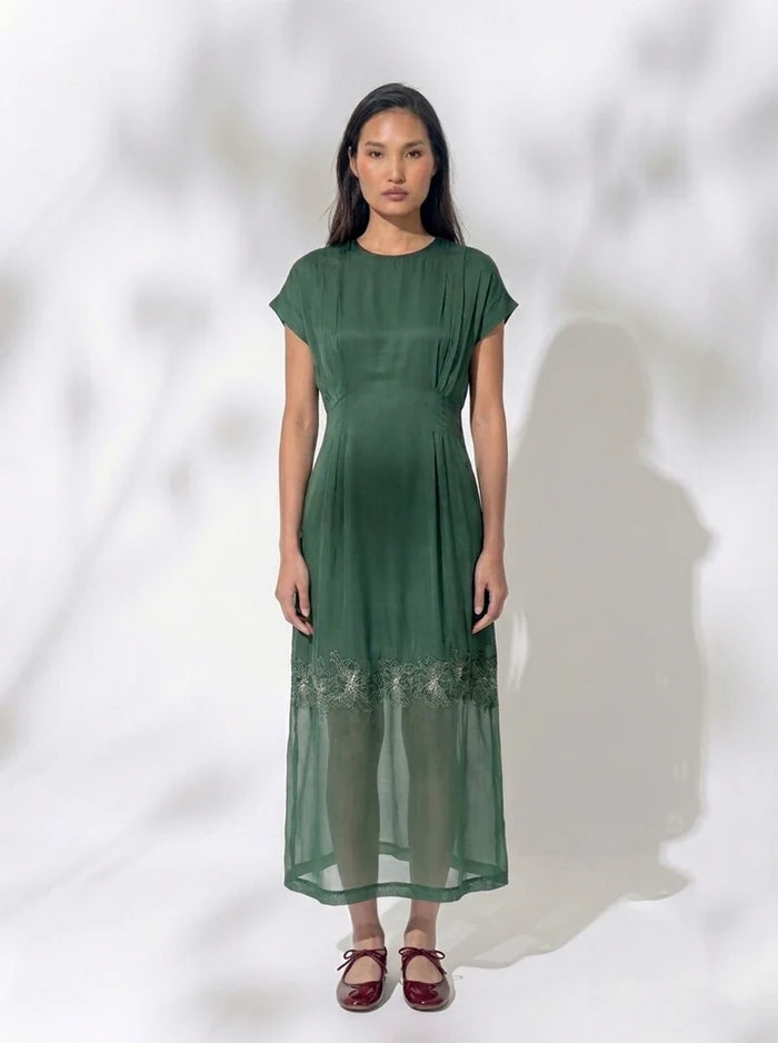 MYRA HANCRAFTED SHEER DRESS