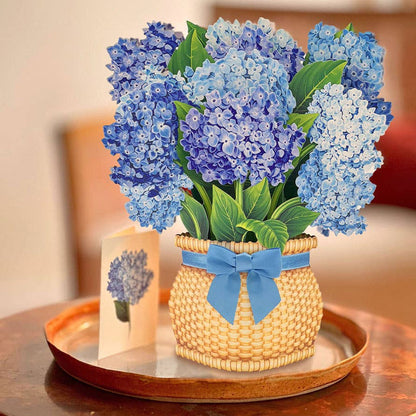 Nantucket Hydrangeas |  Pop-up Greeting Cards