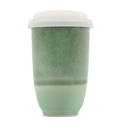 Nova Ceramics Travel Mugs - Emerald 12oz Ceramic Travel Mug – Reusable & Stylish