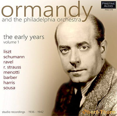 ORMANDY and The Philadelphia Orchestra - The Early Years ∙ Volume 1 (1936-42) - PASC578 - CD
