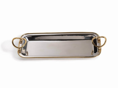 Polished Nickel & Gold Precious Long Trays - Trays by Carlyle Avenue