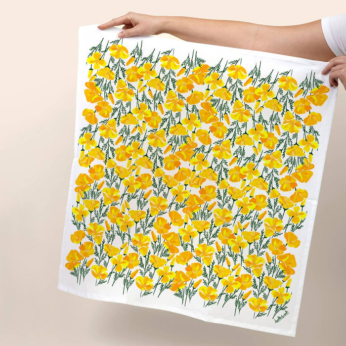 Poppies - Wildflowers - Tea Towel