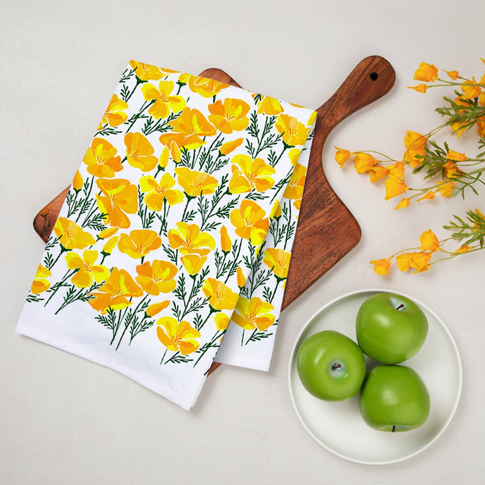 Poppies - Wildflowers - Tea Towel