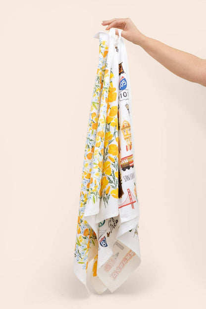 Poppies - Wildflowers - Tea Towel