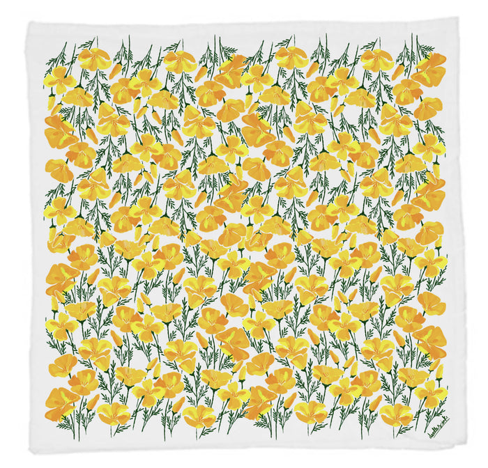 Poppies - Wildflowers - Tea Towel