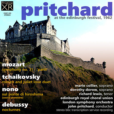 PRITCHARD in Edinburgh: Mozart, Tchaikovsky, Nono, Debussy (1962) - PASC499 - CD