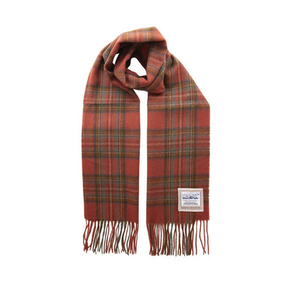 Pure Wool Check Scarf