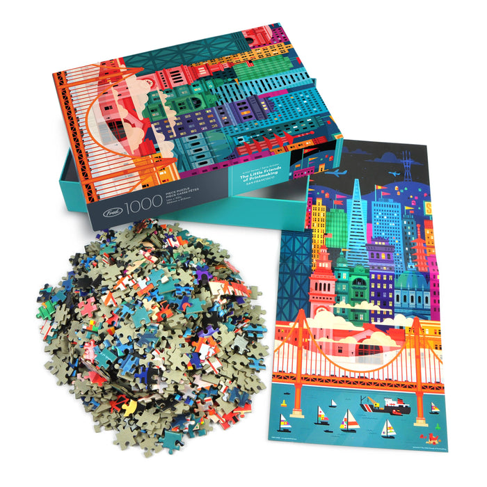 Puzzle 1000 PC - The Little Friends of Printmaking - SF