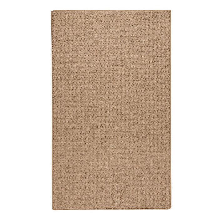 Raffia-Serged Machine Woven Rug Rectangle image