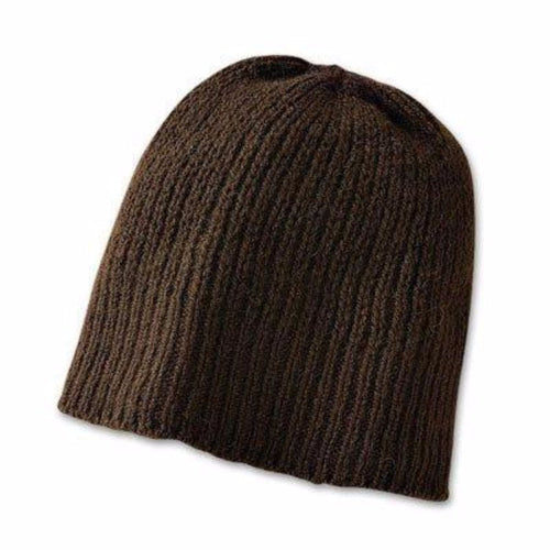 Bison Beanie Bison Gear The Buffalo Wool Co. Ribbed - Brown