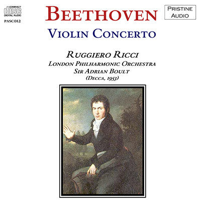 RICCI Beethoven: Violin Concerto (1953) - PASC012 - CD