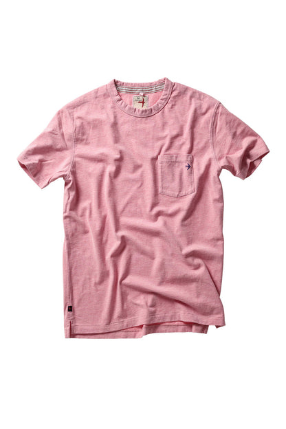 Ringspun Pocket Tee - Pink Heather