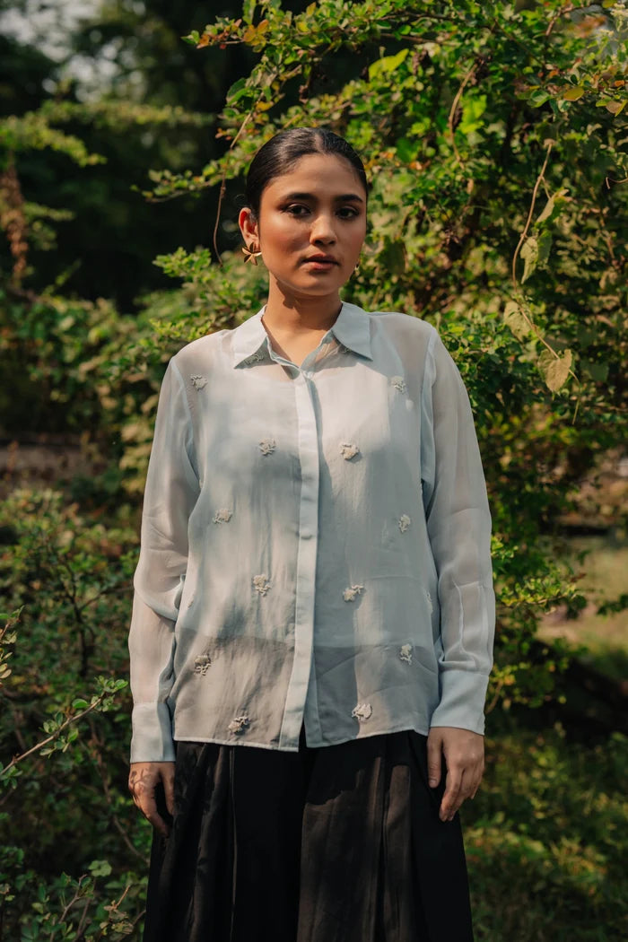 Rivera Hand- Embroidered Shirt Bloome