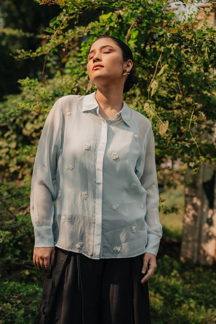Rivera Hand- Embroidered Shirt Bloome
