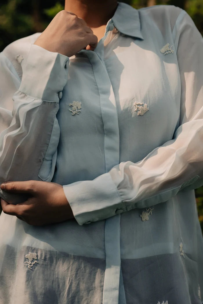 Rivera Hand- Embroidered Shirt Bloome