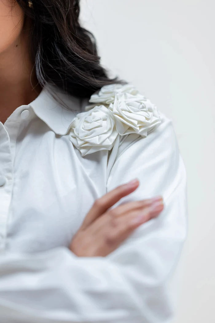 ROSEA CORSAGE SHIRT Bloome