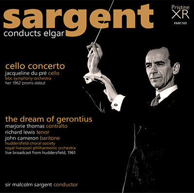 SARGENT conducts Elgar: Cello Concerto, The Dream of Gerontius (1961/62) - PASC525 - CD