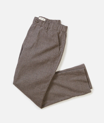 Saturday Houndstooth Chino Slim Straight - Dark Taupe