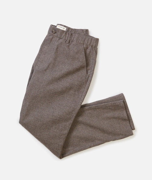 Saturday Houndstooth Chino Slim Straight - Dark Taupe