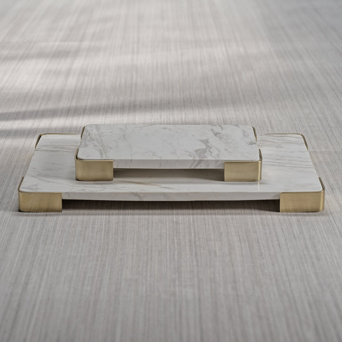 Savoy Marble Cheese & Charcuterie Board - Trays by Carlyle Avenue
