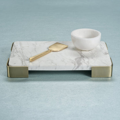 Savoy Marble Cheese & Charcuterie Board - Trays by Carlyle Avenue