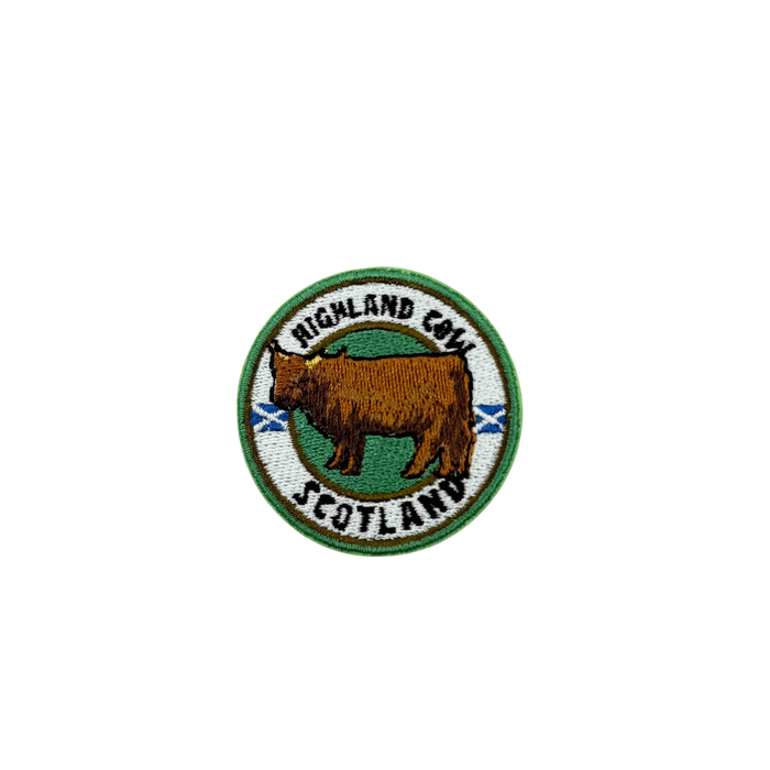 Highland Cow Patch (4.5cm x 4.5cm)