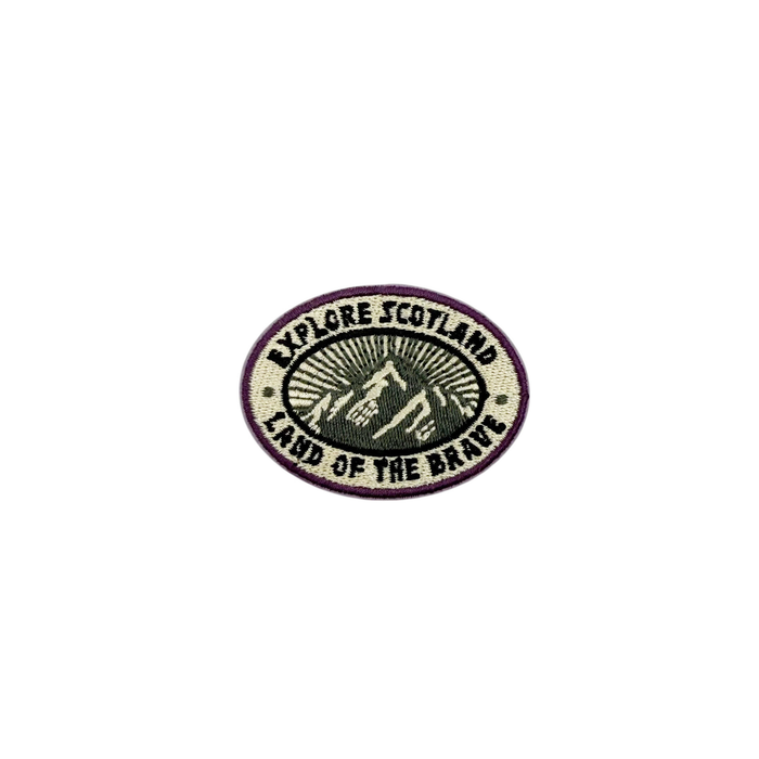 Land of the Brave Oval Patch (5.8cm x 4.5cm)
