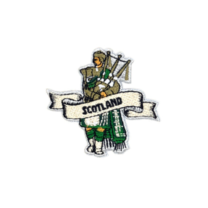 Big Country Scotland Piper Travel Patch Front View