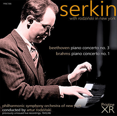 SERKIN & RODZINSKI Beethoven & Brahms Piano Concertos (1945/46) - PASC566 - CD