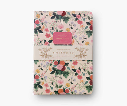 Set of 3 Dahlia Notebooks