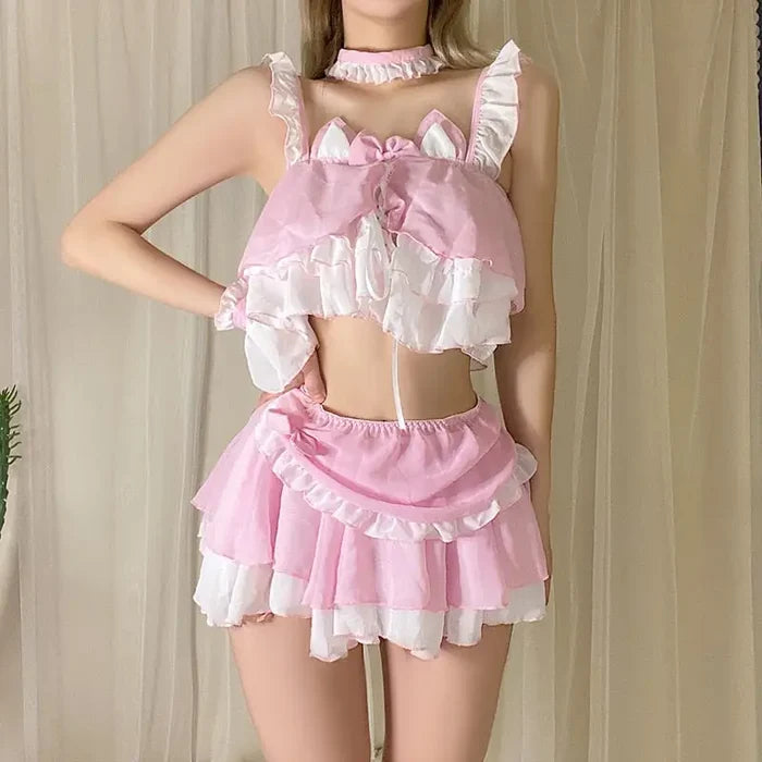 Sexy Kitty Costume - Pink / One Size