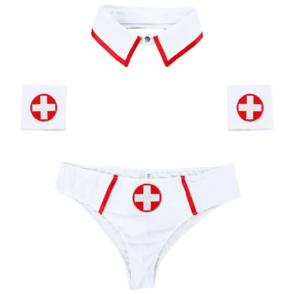 Sexy Nurse Costume For Men - White / M