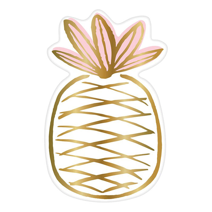 Shaped Pineapple Plates