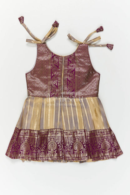 Silk Frock for Girls for Festive Occasions and Ethnic Gatherings