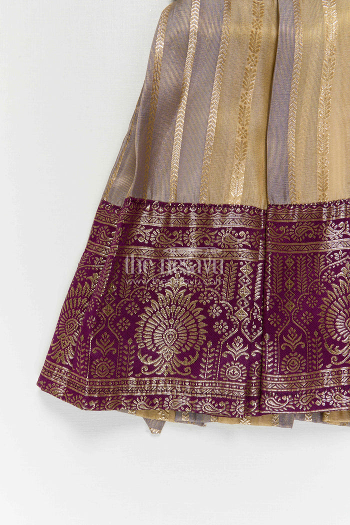 Silk Frock for Girls for Festive Occasions and Ethnic Gatherings