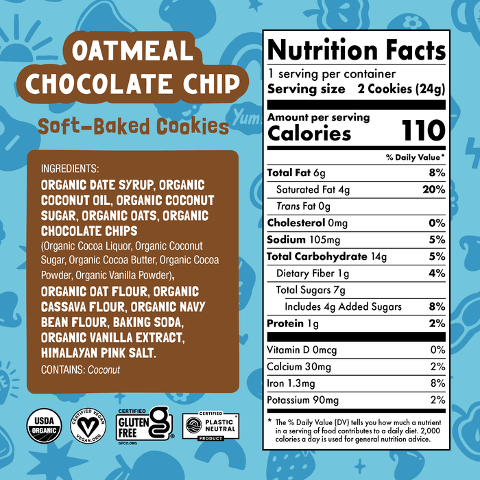Skout Organic | Oatmeal Chocolate Chip Soft Baked Cookies - Skout Organic - Living with Ivey
