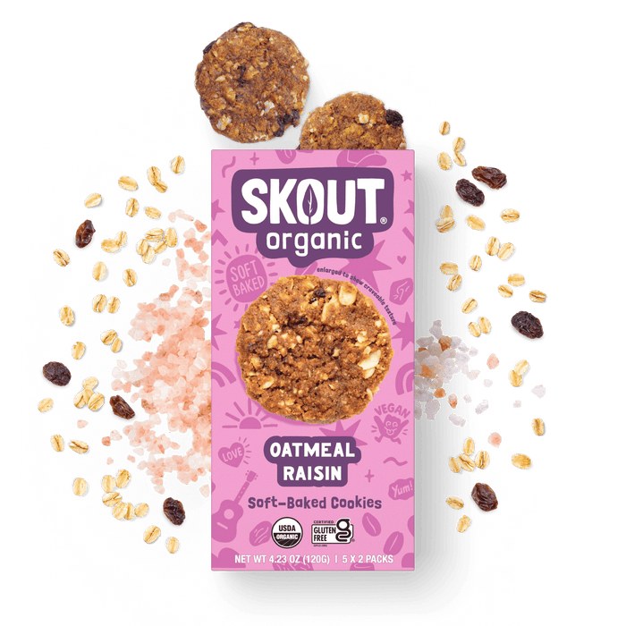 Skout Organic | Oatmeal Raisin Soft Baked Cookies - Skout Organic - Living with Ivey