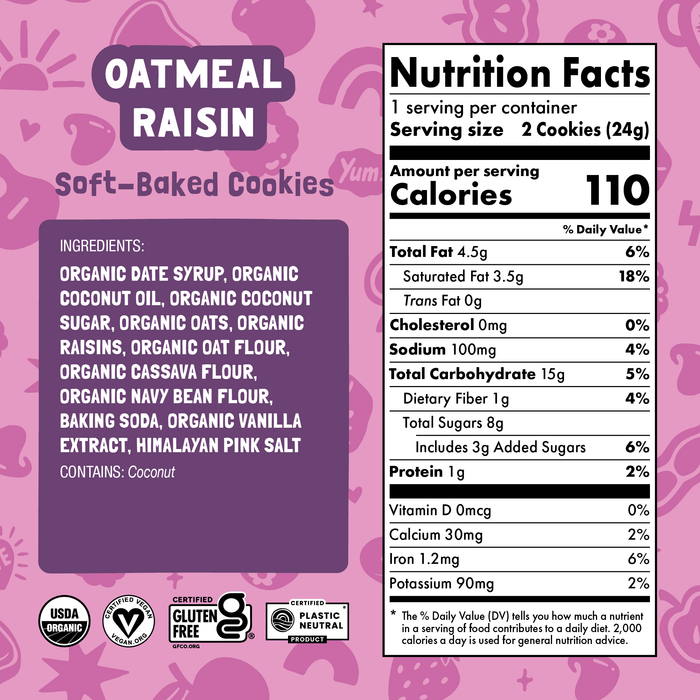 Skout Organic | Oatmeal Raisin Soft Baked Cookies - Skout Organic - Living with Ivey