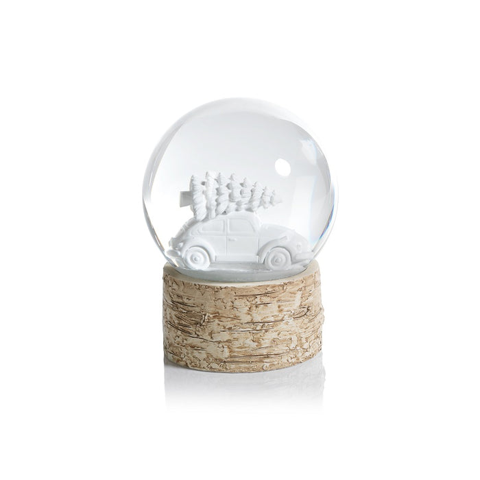 Snow Globe on Birch w/ Tree - Snow Globes by Carlyle Avenue