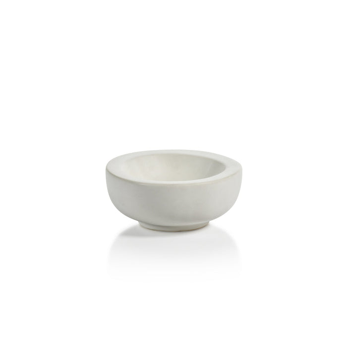 Soft Organic Shape Bowl - Matte White Ceramic - Bowls by Carlyle Avenue